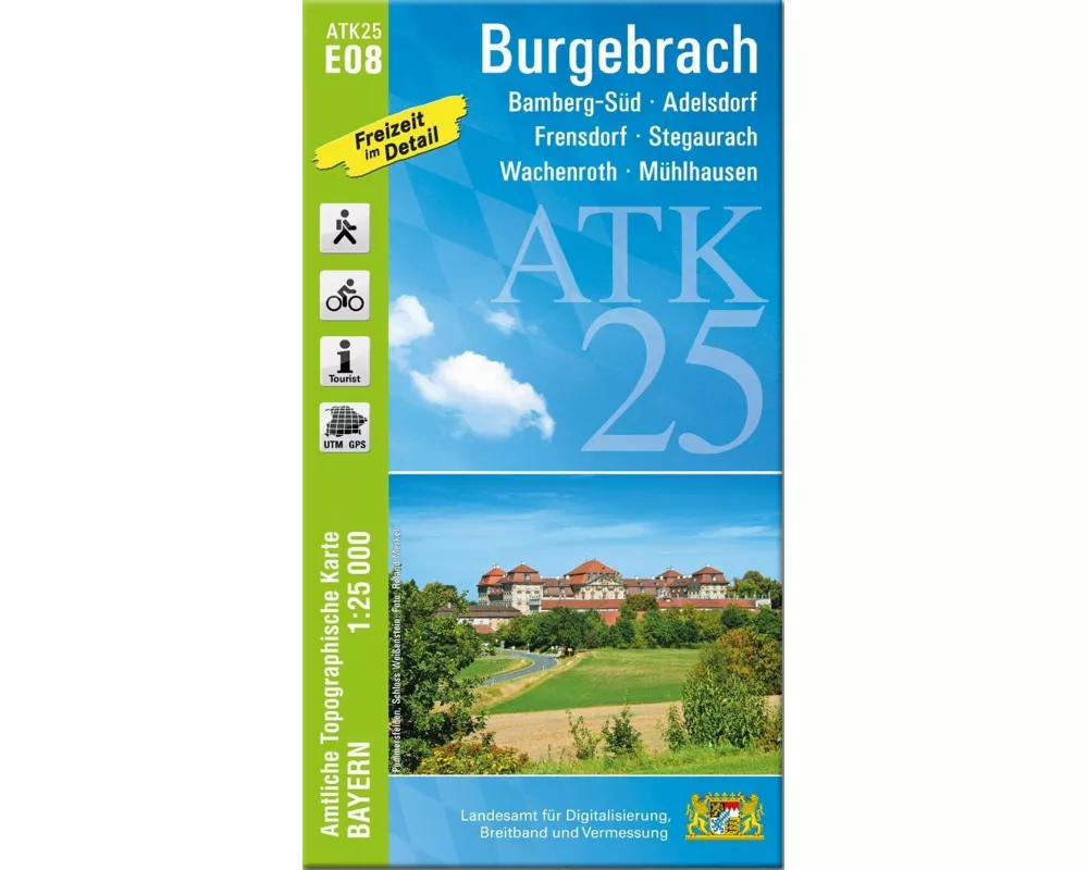 ATK25-E08 Burgebrach (Amtliche Topographische Karte 1:25000)