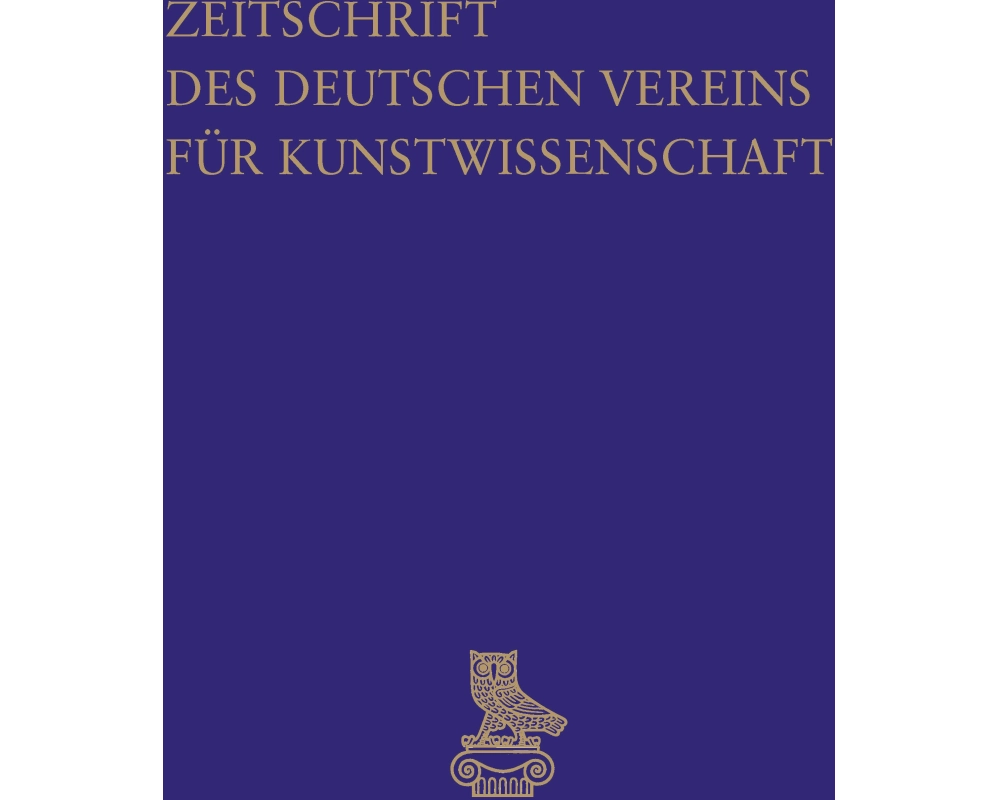 Zeitschrift des Deutschen Vereins für Kunstwissenschaft