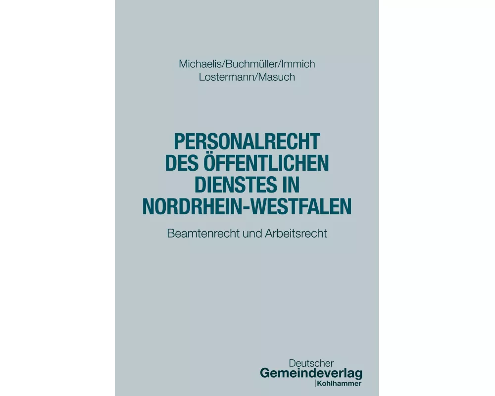 Personalrecht des Öffentlichen Dienstes in Nordrhein-Westfalen