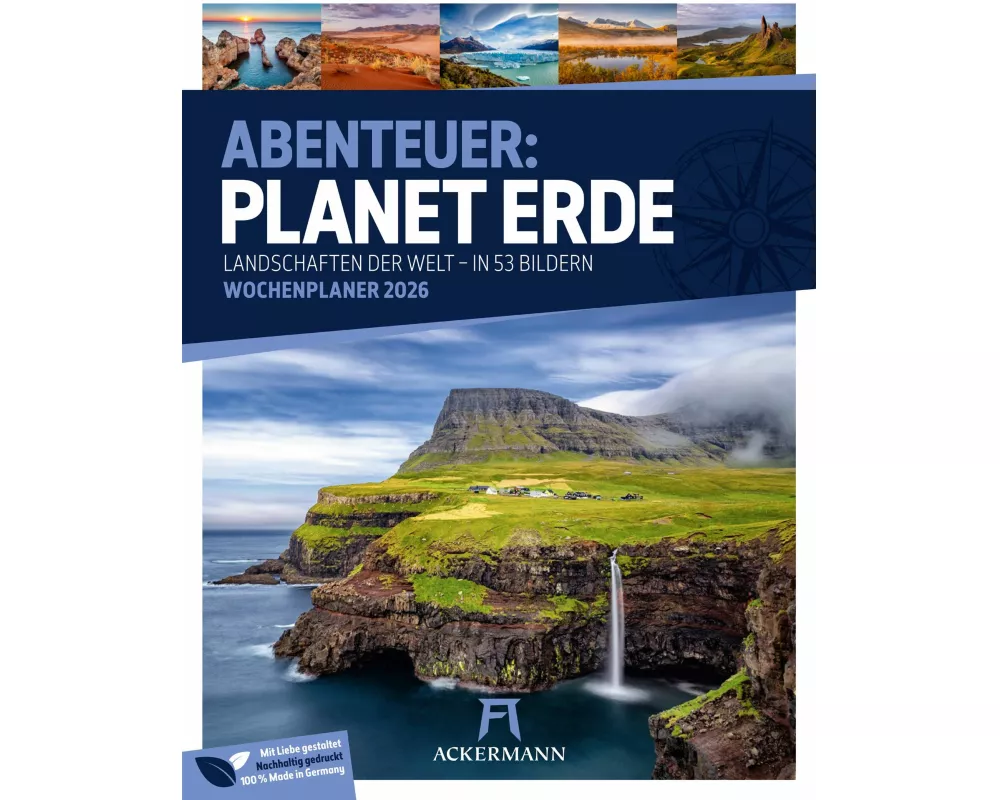 Planet Erde Wochenplaner Kalender 2026 | Landschaften der Welt