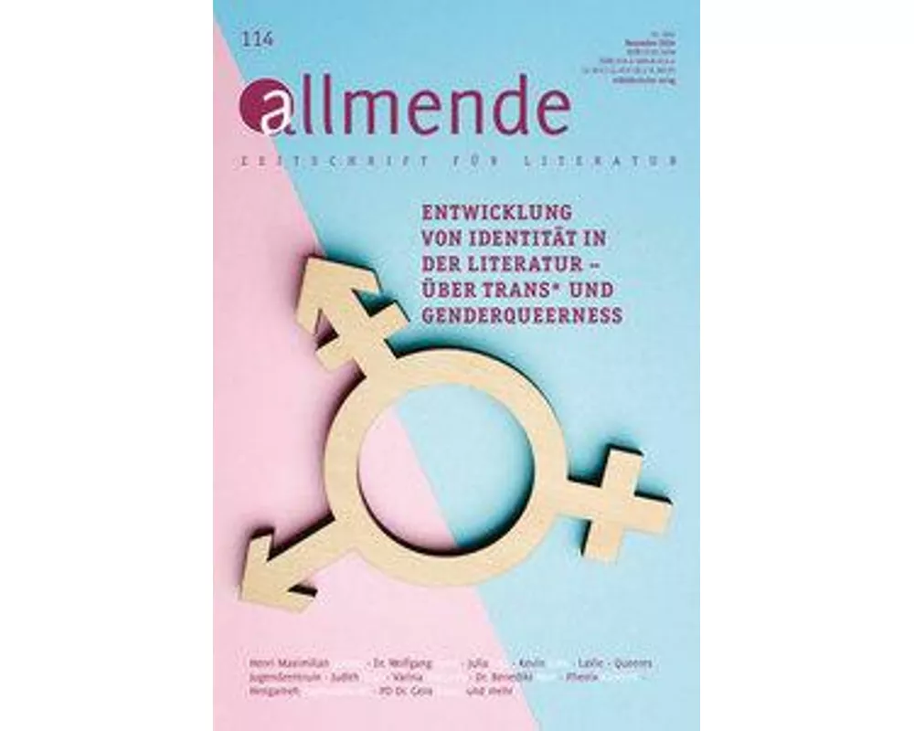 Allmende 114 - Zeitschrift für Literatur