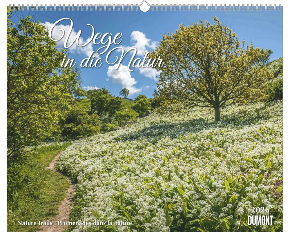 DUMONT - Wege in die Natur 2026 – Wandkalender 52 x 43 cm Querformat, Naturfotografie mit Feiertagen D/A/CH, Geschenk für Naturliebhaber