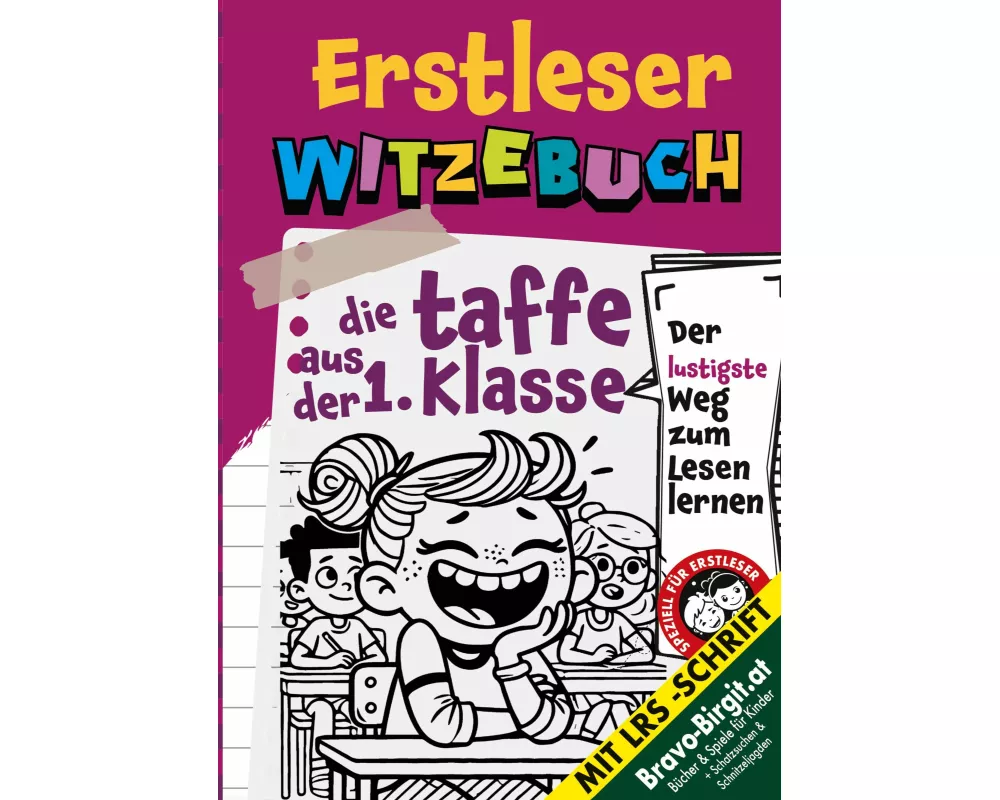 Witzebuch für Erstleser | Cooles Geschenk für Mädchen ab 6 Jahre