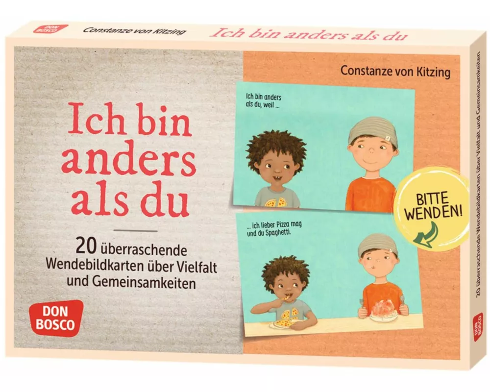 Ich bin anders als du - Ich bin wie du: 20 überraschende Wendebildkarten über Vielfalt und Gemeinsamkeiten