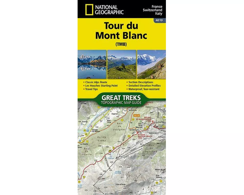 Tour du Mont Blanc Map Guide