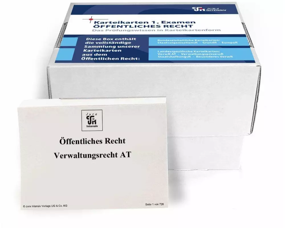 Karteikarten 1. Examen Öffentliches Recht - Sachsen