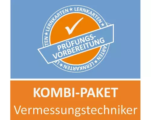 Kombi-Paket Vermessungstechniker Lernkarten