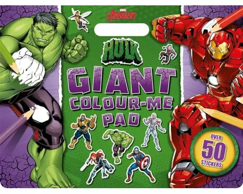 Marvel Avengers Hulk: Giant Colour-Me Pad