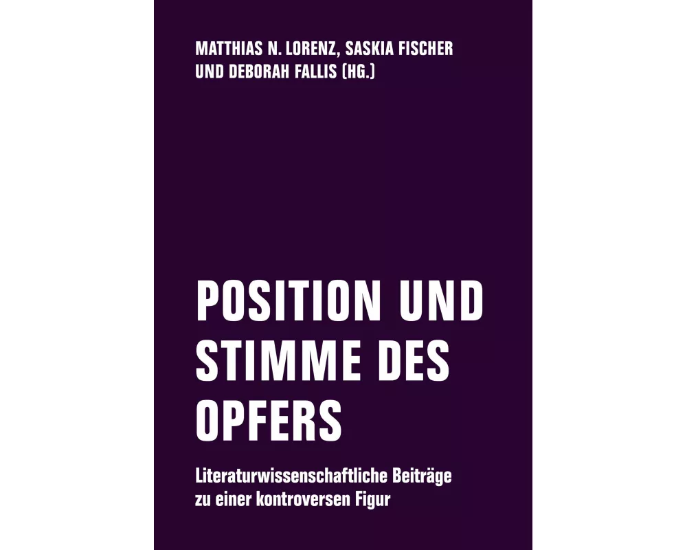 Position Und Stimme Des Opfers