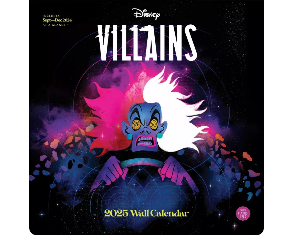 Disney Villains 2025 Wall Calendar