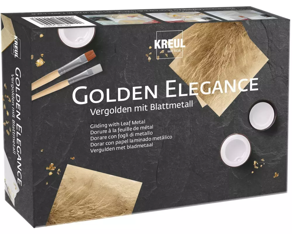 Kreul Bastelfarbe Set Golden Elegance 5-teilig
