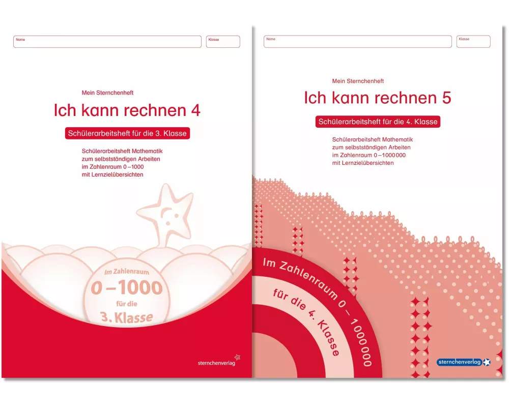Ich kann rechnen 4 und 5 - 2 Schülerarbeitshefte für die 3. und 4. Klasse