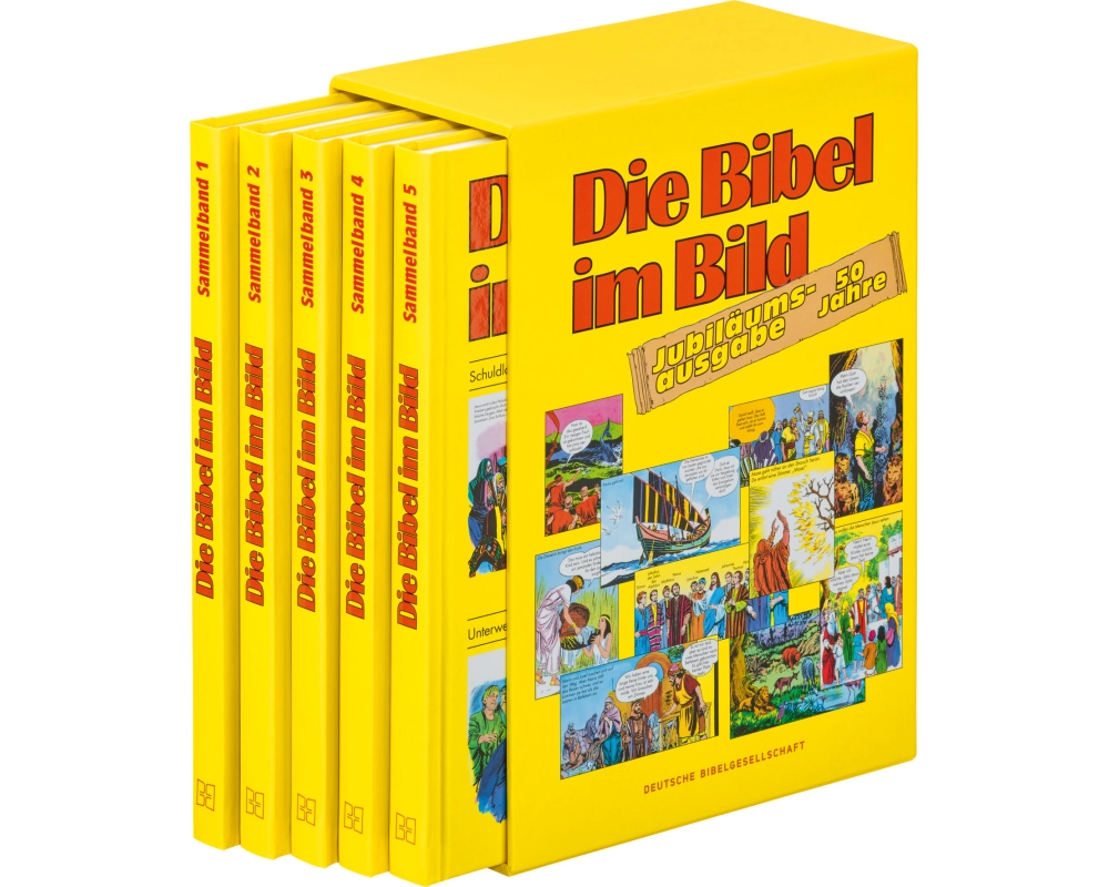Comic-Reihe „Die Bibel im Bild“. 50 Jahre-Jubiläumsausgabe. Kinderbuch-Klassiker ab 8 Jahren mit Geschichten aus dem Alten und Neuen Testament als Com