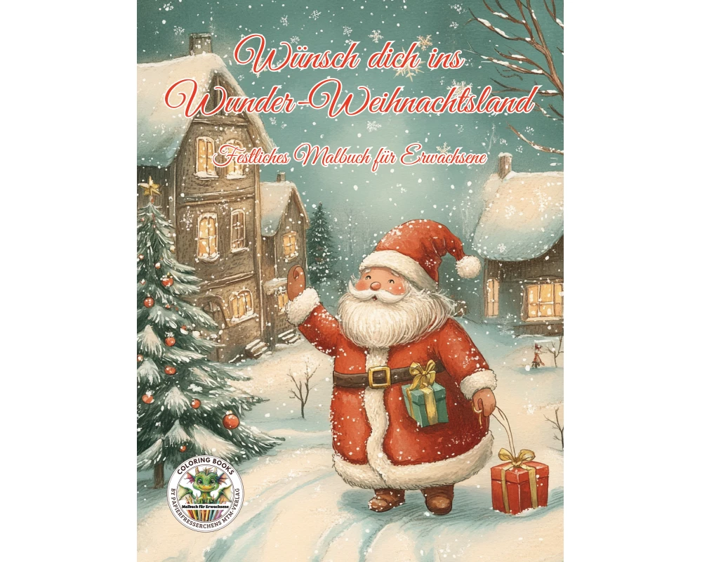 Wünsch dich ins Wunder-Weihnachtsland ... Festliches Malbuch für Erwachsene