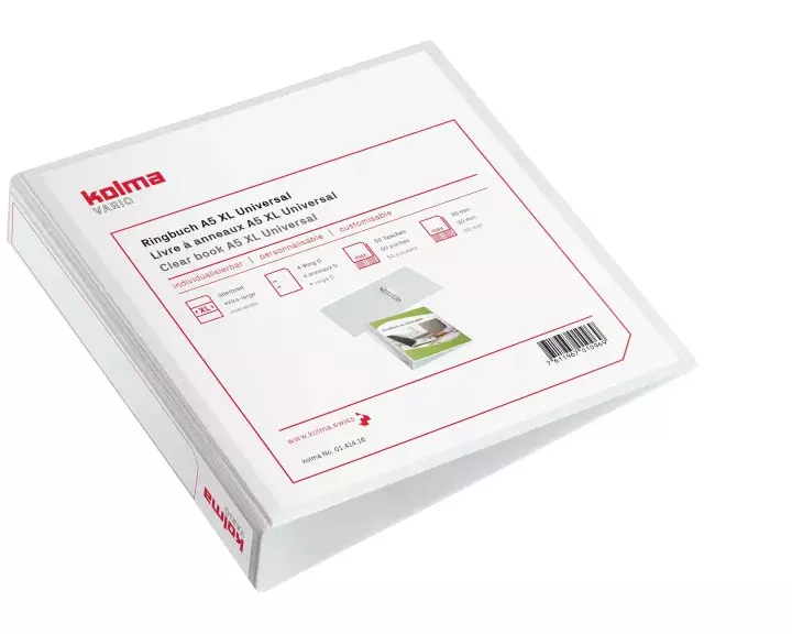 Kolma Ringbuch Vario XL A5, Weiss