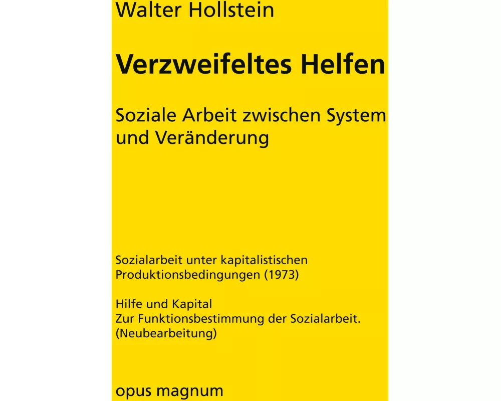 Verzweifeltes Helfen