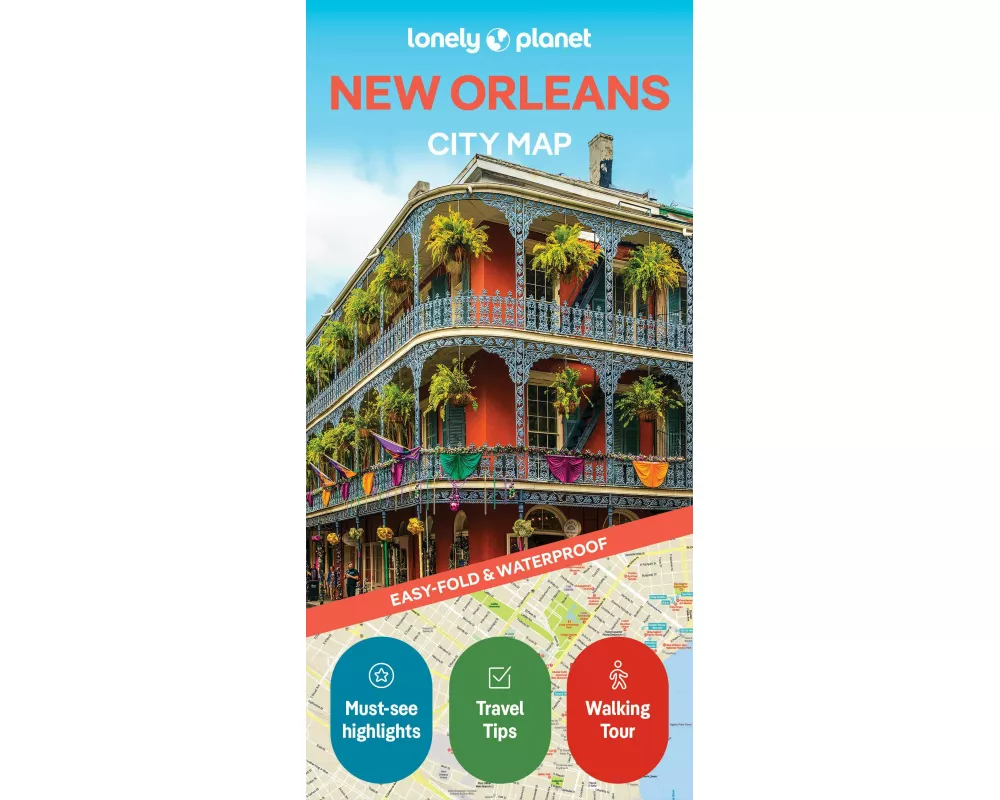 Lonely Planet New Orleans City Map