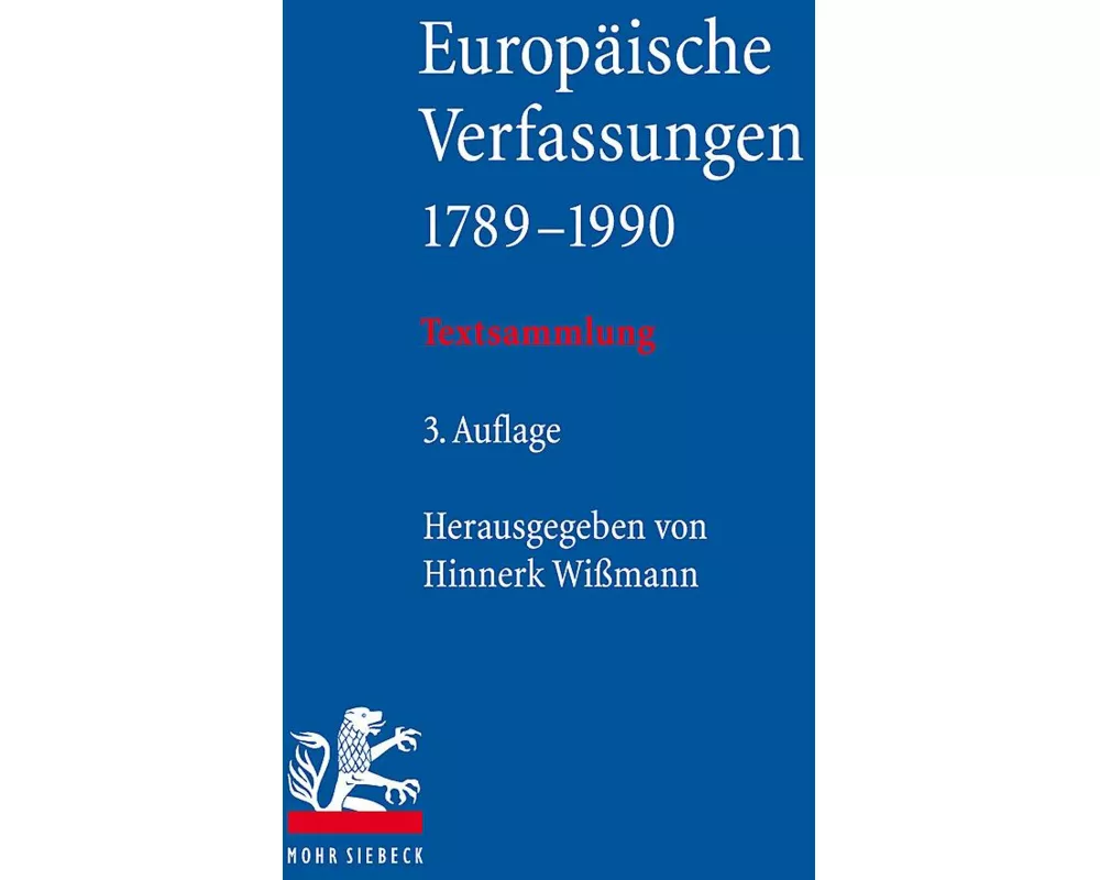 Europäische Verfassungen 1789-1990