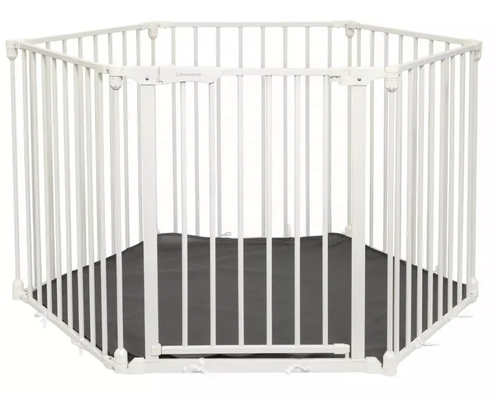 DREAMBABY Laufgitter Discovery 6 Paneele Converta Weiss