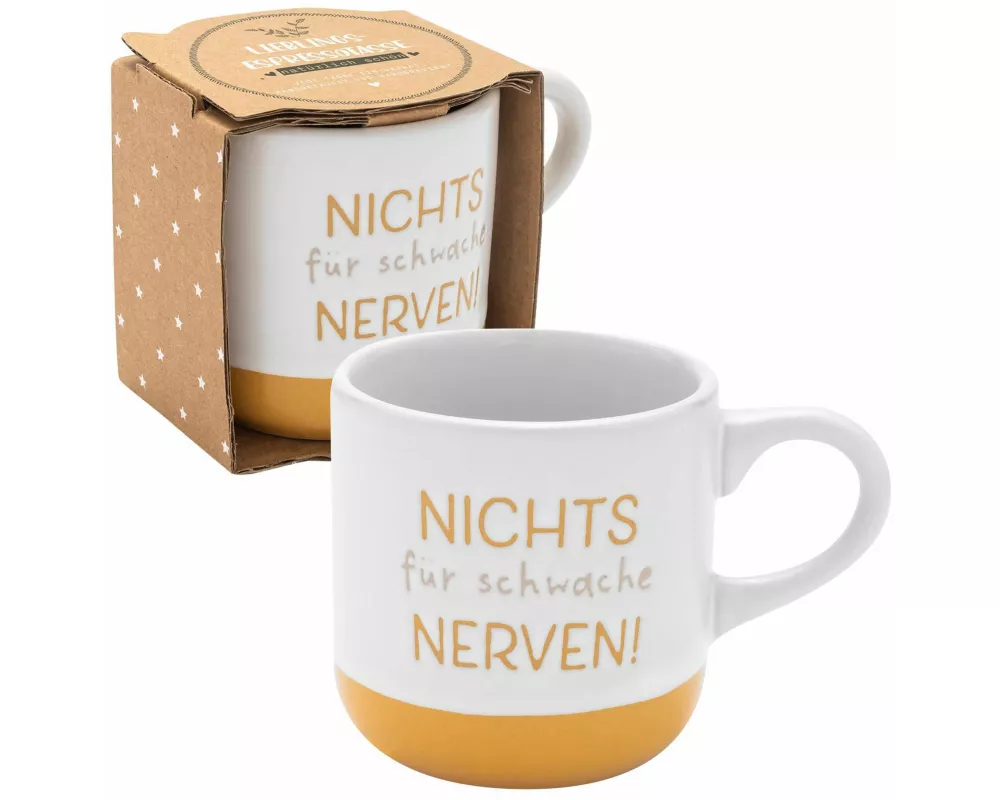 GRUSS & CO Espressotasse Motiv Nerven, 10 cl