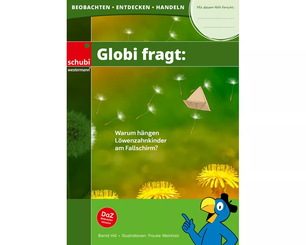 Globi fragt: Warum hängen Löwenzahnkinder am Fallschirm?
