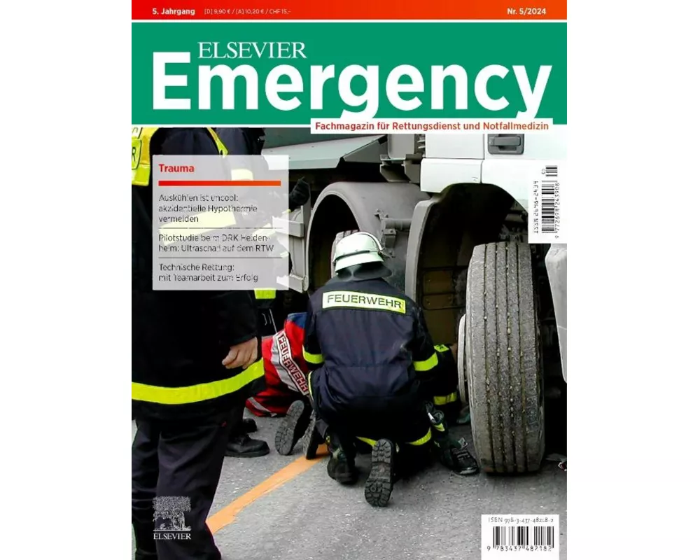 ELSEVIER Emergency. Trauma. 5/2024: Fachmagazin für Rettungsdienst und Notfallmedizin