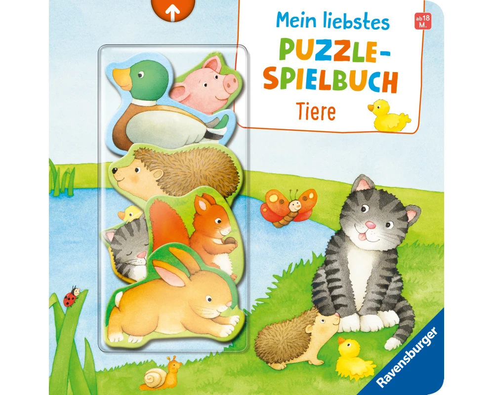 Mein liebstes Puzzle-Spielbuch - Tiere