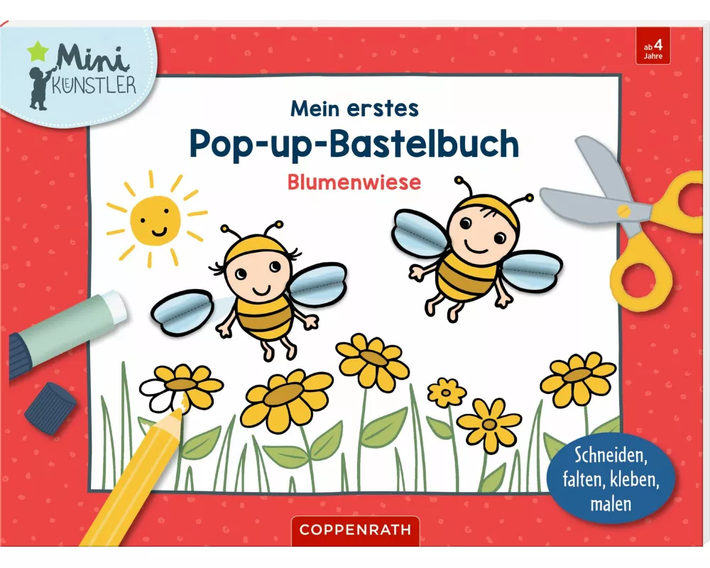 Mein erstes Pop-up-Bastelbuch: Blumenwiese