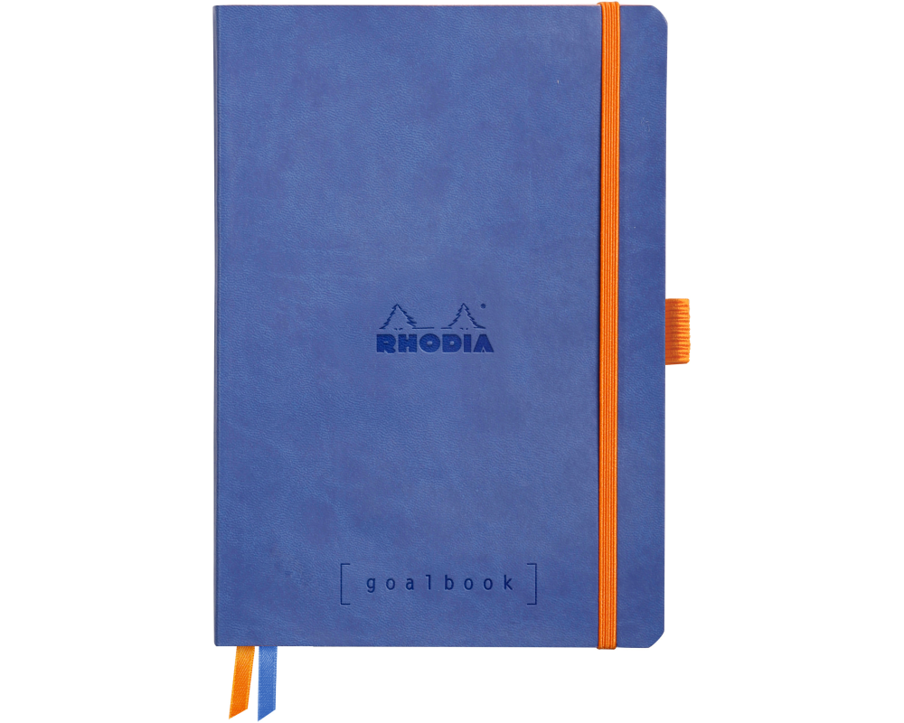 RHODIA Goalbook Notizbuch A5 117577C Softcover saphirblau 240 S.