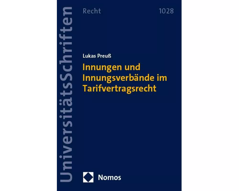 Innungen und Innungsverbände im Tarifvertragsrecht