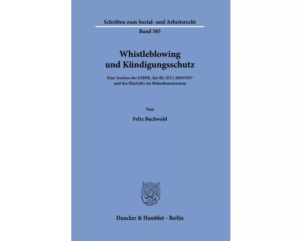 Whistleblowing und Kündigungsschutz