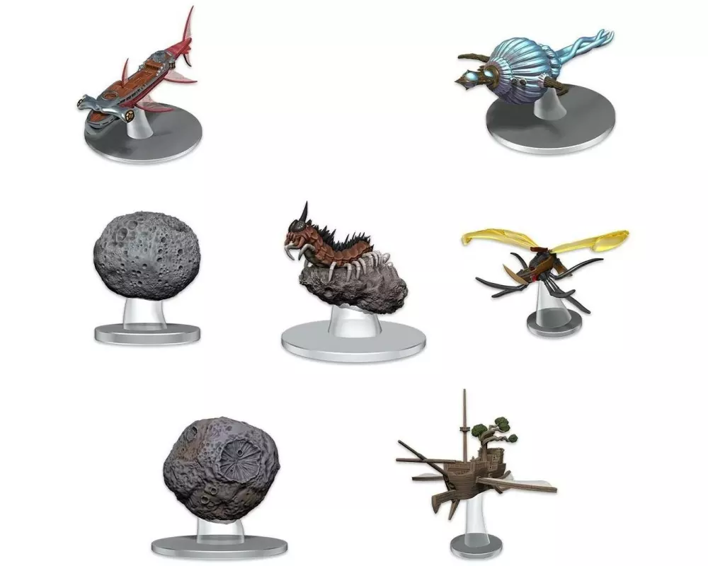 WizKids Miniaturen-Set D&D SJ Asteroid Encounters 7 Stk.