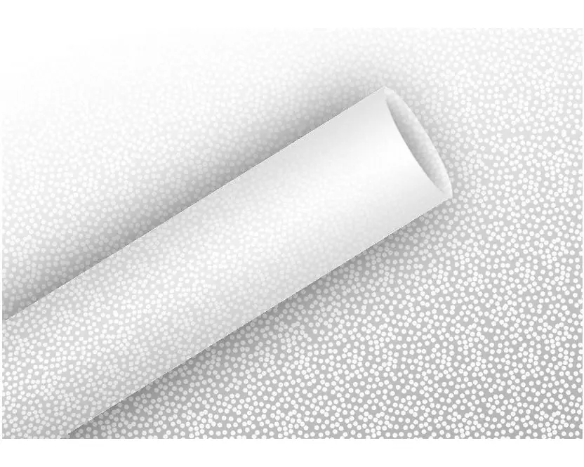 Braun + Company Minidots 2.5 m x 70 cm, Weiss