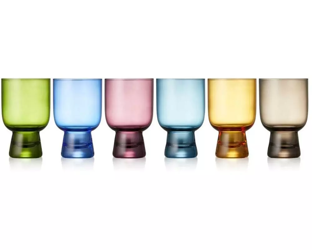 Lyngby Trinkglas 300 ml, 6 Stück, Mehrfarbig