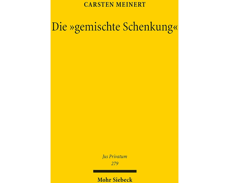 Die "gemischte Schenkung"