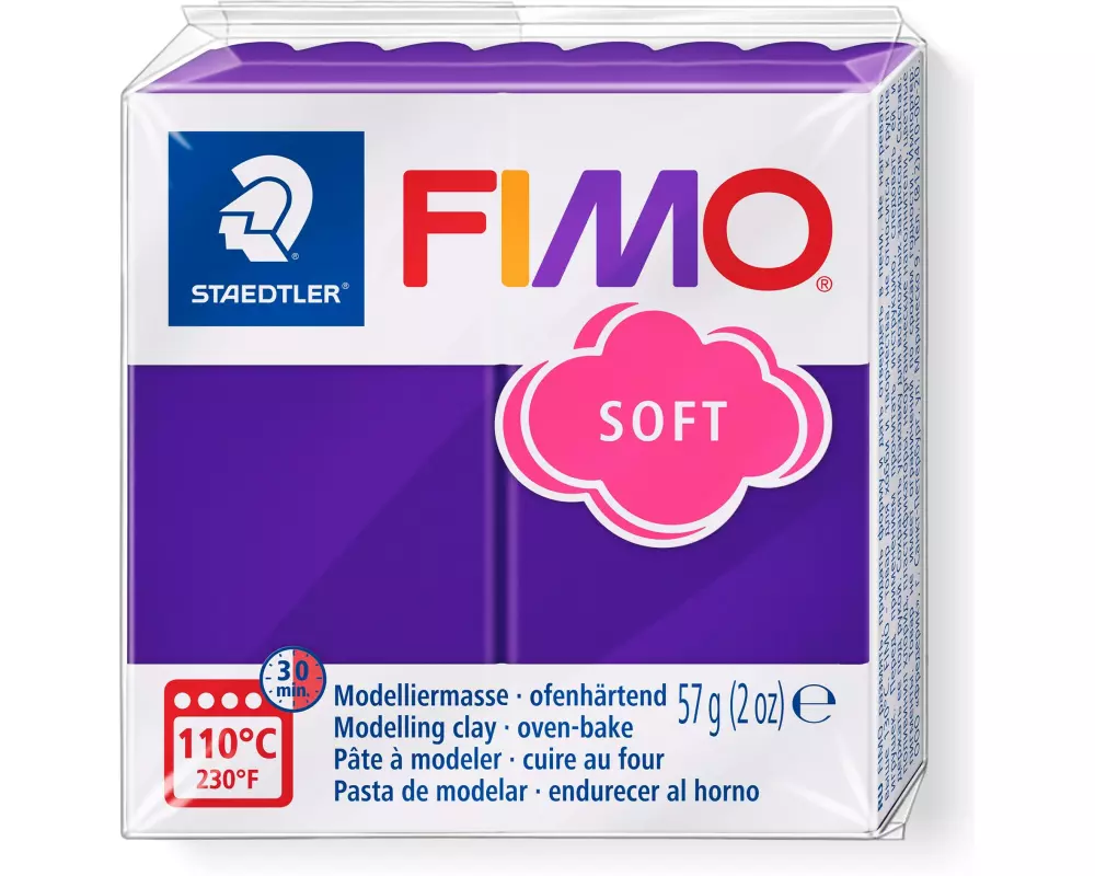 Fimo Modelliermasse Soft Pflaume