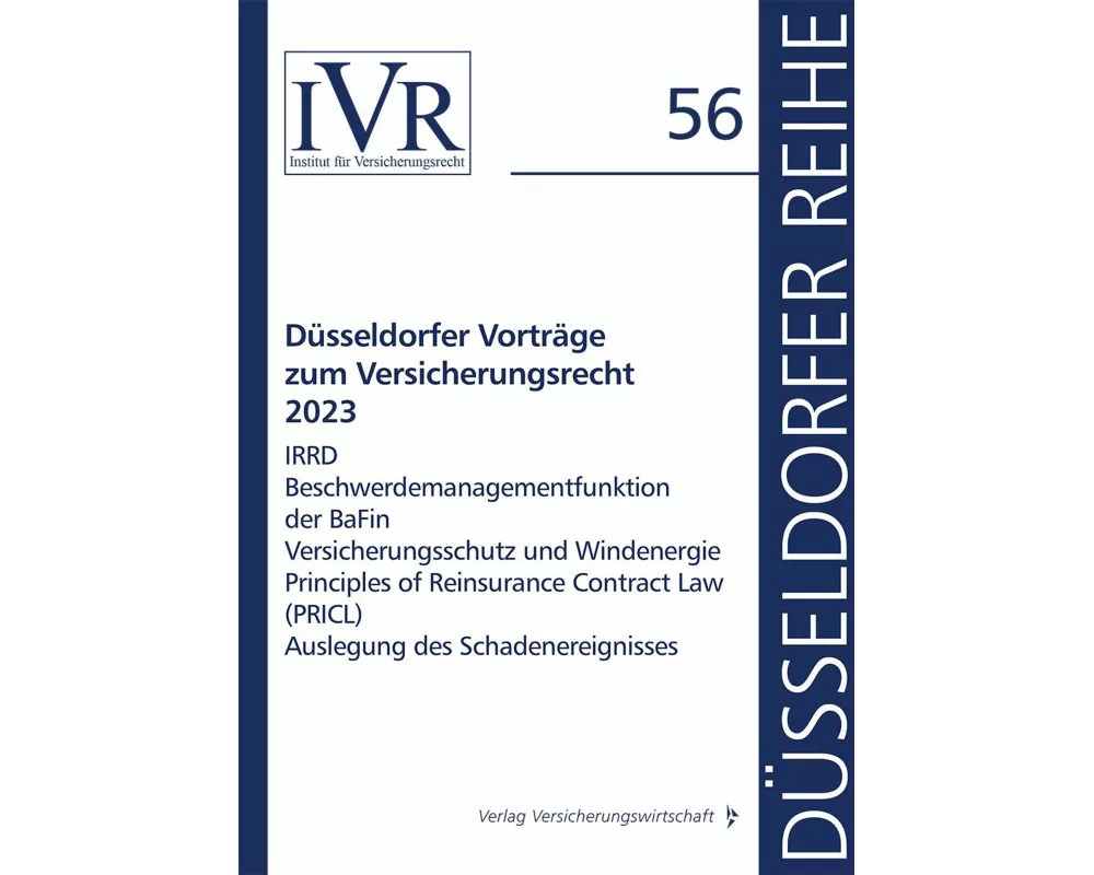 Düsseldorfer Vorträge zum Versicherungsrecht 2023