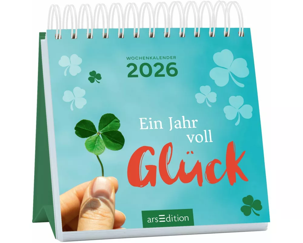 Mini-Wochenkalender Ein Jahr voll Glück 2026