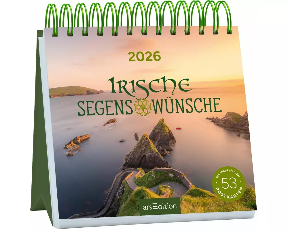 Postkartenkalender Irische Segenswünsche 2026