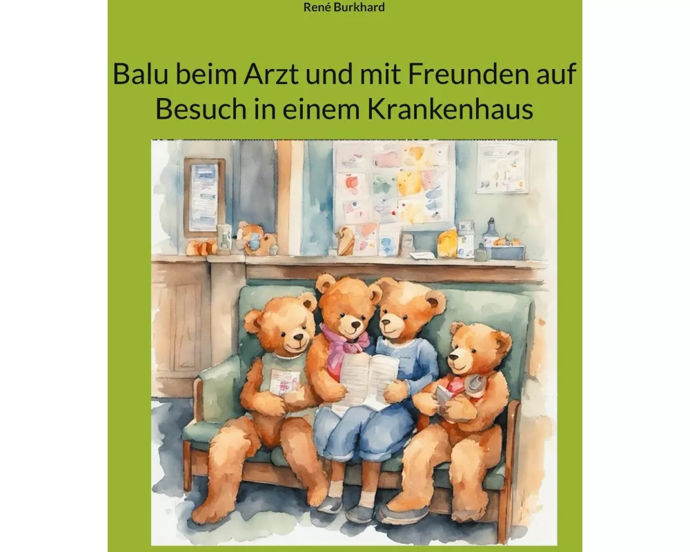 Balu beim Arzt und mit Freunden auf Besuch in einem Krankenhaus