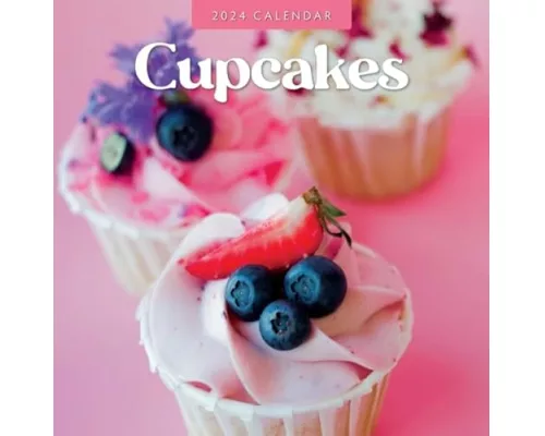 Cupcakes 2024 Square Wall Calendar
