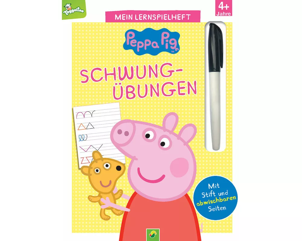 Mein Lernspielheft Peppa Pig Schwungübungen