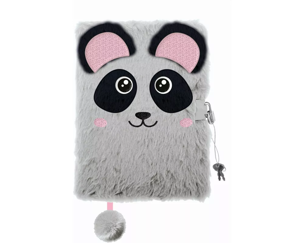 Tagebuch Plüsch Premium PANDA, DIN A 5