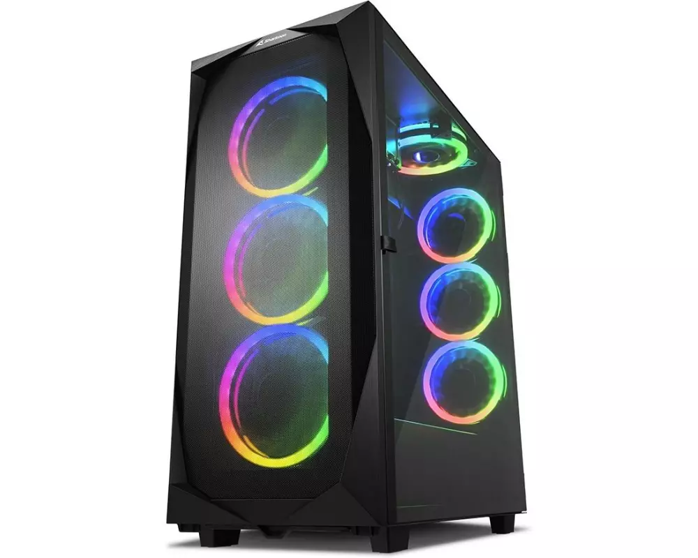 Sharkoon PC-Gehäuse REV300 Schwarz