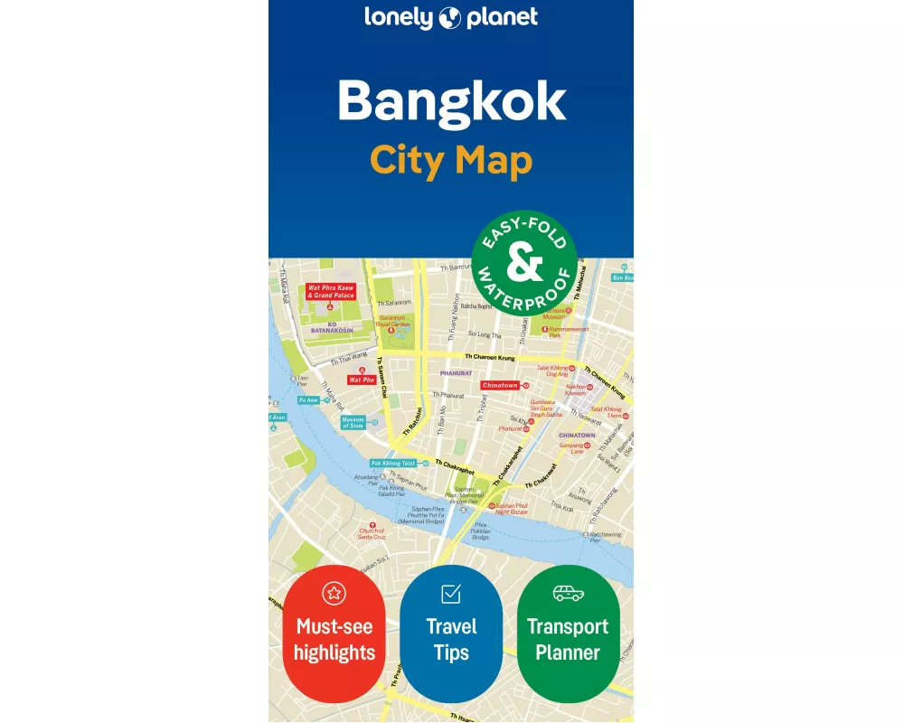 Lonely Planet Bangkok City Map