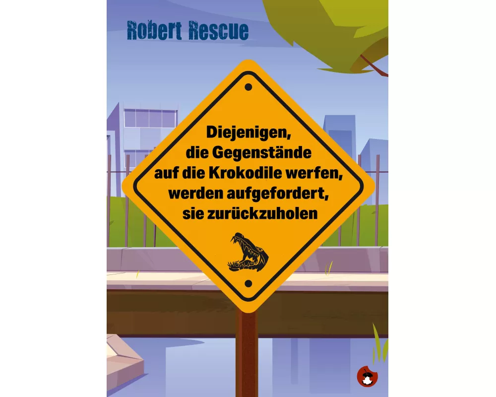 Diejenigen, die Gegenstände auf die Krokodile werfen, werden aufgefordert, sie zurückzuholen