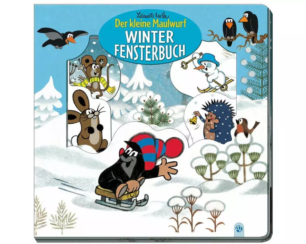 Trötsch Der kleine Maulwurf Winter-Fensterbuch