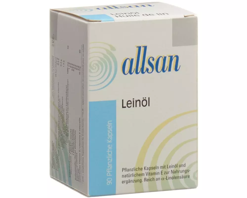 Allsan Leinöl 90 Kapseln