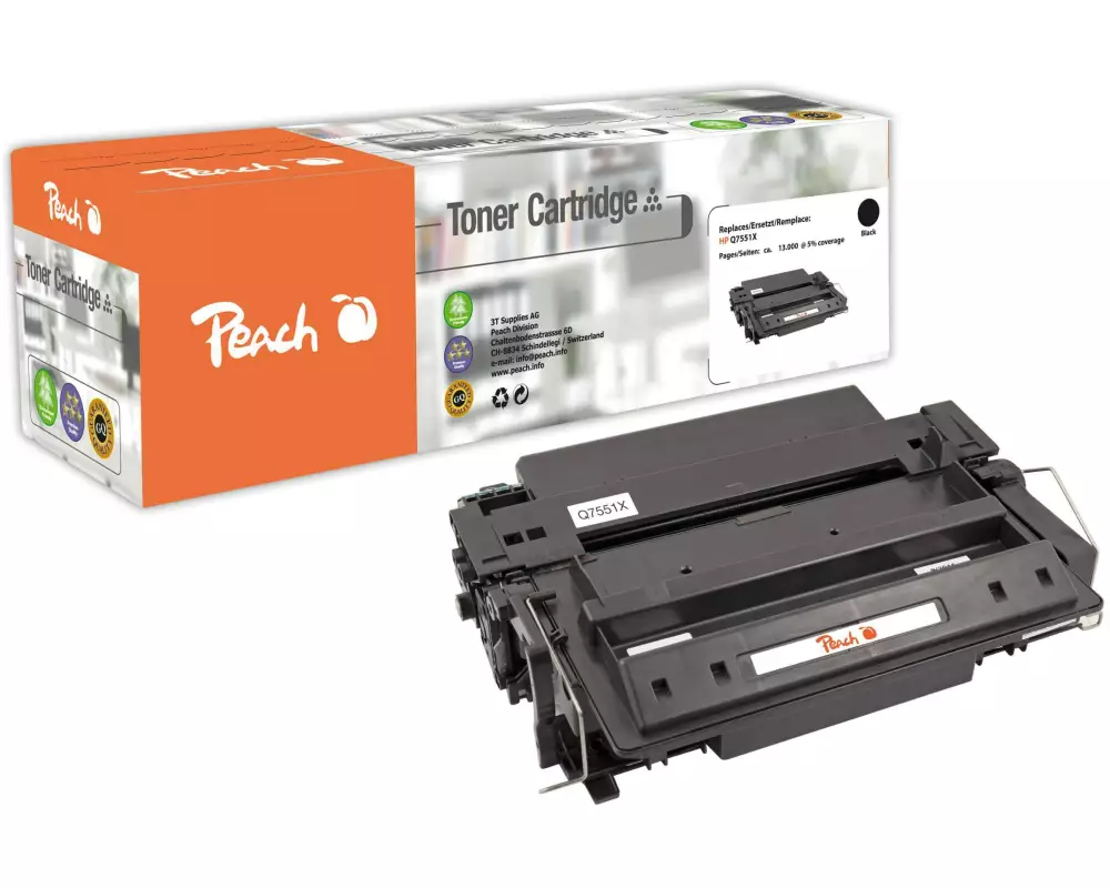 Peach Toner HP Nr. 51X (Q7551X) Black