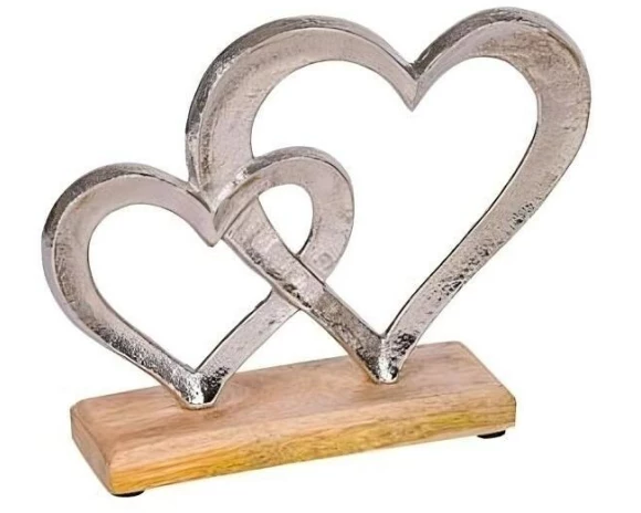 CHALET Aufsteller Herz 20 x 5 x 16.5 cm